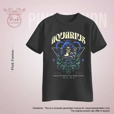 Aquarius Zodiac Sign T-Shirt